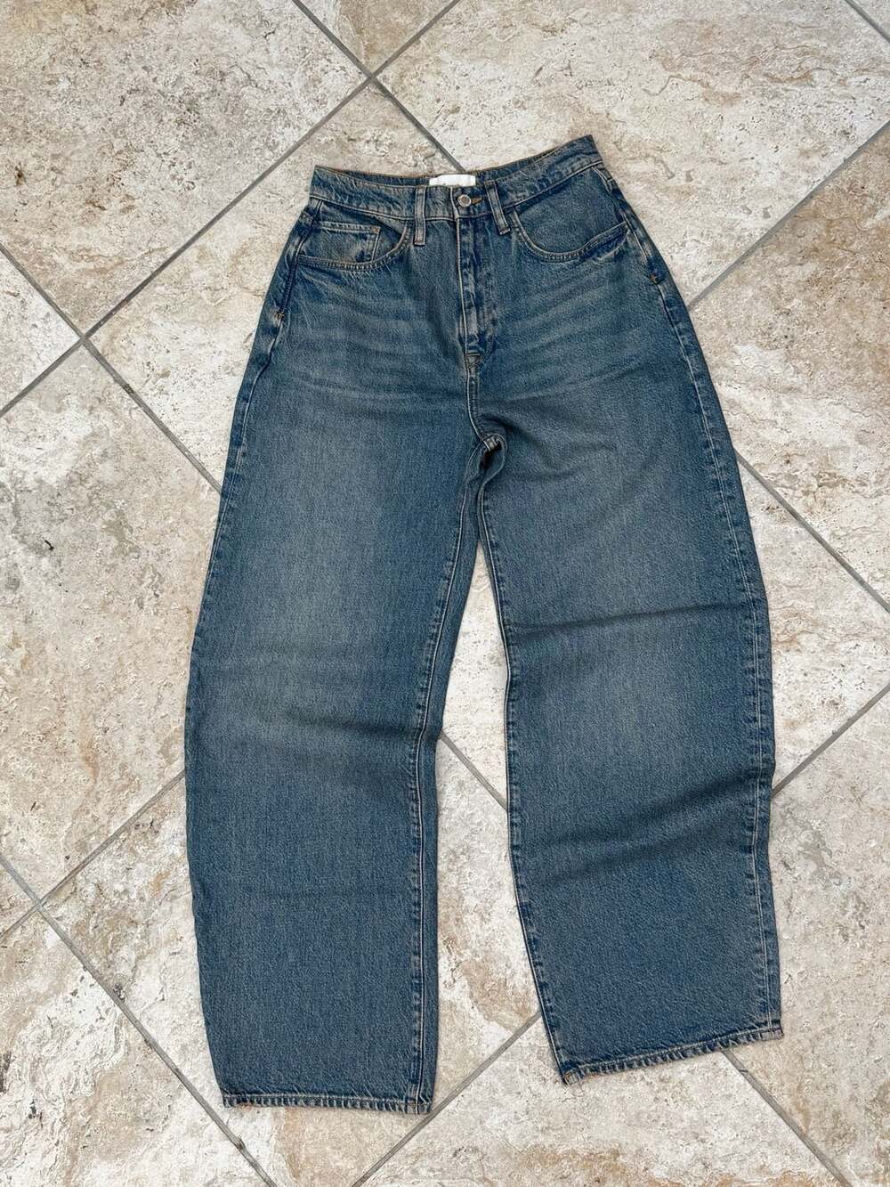 Triarchy Wide Leg High Rise Denim Jeans